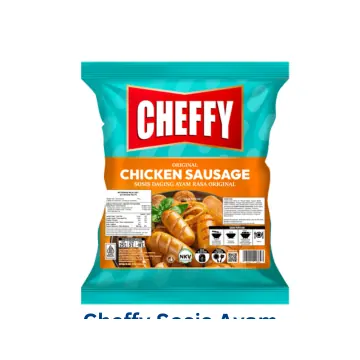 Cheffy Sosis Ayam - Karton (16 pak)