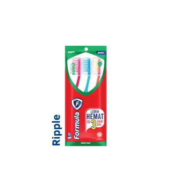 Sikat Gigi Formula Ekonomi Pack Ripple - Karton (6 lusin)