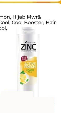 Zinc 340 ml Shampoo Active Fresh Lemon Mint 340 ml Active Fresh Lemon