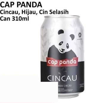 Cap Panda 310 ml Minuman Cincau Hijau Cincau Selasih 310 ml Cincau Selasih, Cincau