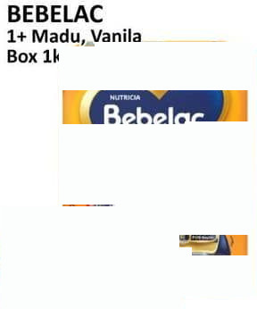 Bebelac 1 kg Susu Formula Madu Vanila 1 kg Madu, Vanila