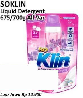 700 gr SOKLIN Liquid Detergent All Variants 700 gr All Variants
