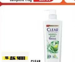 Clear 400 ml Shampoo Menthol Segar 400 ml Ice Cool Menthol