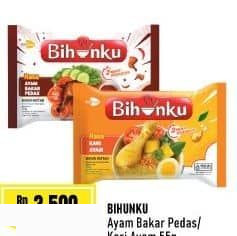 Bihunku 55 gr Bihun Ayam Bakar Pedas Kari Ayam 55 gr Ayam Bakar Pedas, Kari Ayam