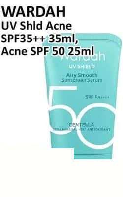 Wardah 35 ml Sunscreen Serum Acne SPF35++ Acne SPF50 35 ml Acne Calming Sunscreen Serum SPF35 PA+++