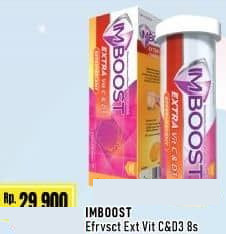 Imboost per 8 pcs Multivitamin Effervescent Extra Vit C&D3 pcs Extra Vit CD3