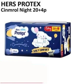 Hers Protex per 24 pcs Cinnamoroll Night pcs