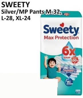 Sweety 32 pcs Silver/Max Protection Pants M-32 L-28 XL-24 32 pcs M32, S32, XXL32, XL32