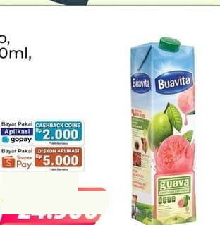 Buavita 1000 ml Juice Guava 1 ltr Guava