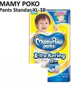 Mamy Poko 38 pcs Pants Standar XL-38 38 pcs XL-38