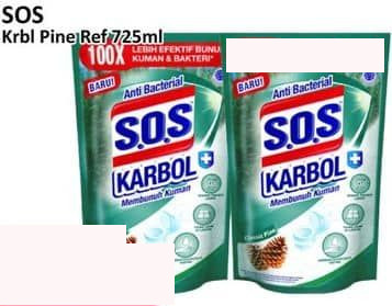 SOS 725 ml Karbol Pine Refill 725 ml