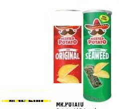 85 gr MR.POTATO Keripik Kentang Original Seaweed Roast Beef 85 gr Original, Seaweed, Roast Beef