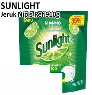 Sunlight 910 ml Pencuci Piring Jeruk Nipis 910 gr Jeruk Nipis 100