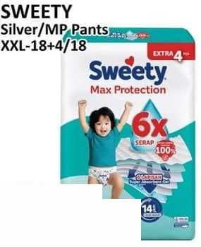 Sweety 18 pcs Silver/Max Protection Pants XXL-18+4/18 18 pcs XXL18