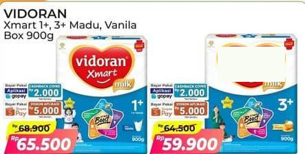 Vidoran 900 gr Xmart Milk Madu Vanila 900 gr Madu, Vanilla