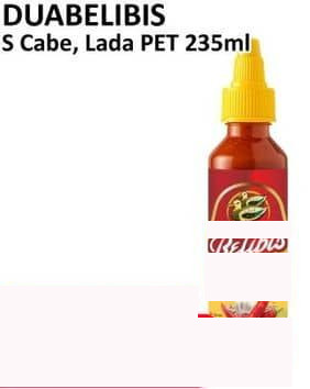 235 ml DUABELIBIS Saus Cabe Lada Cabe Lada 235 ml