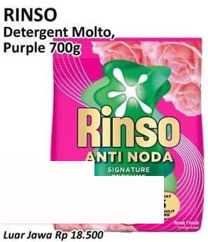 Rinso 700 gr Detergent Molto Purple 700 gr Purple
