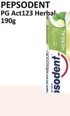 Pepsodent 190 gr Pasta Gigi Act123 Herbal 190 gr Herbal, White, Strong Herbal, Complete, Siwak, Fresh Cool Mint, Whitening, Anti Bacterial, Siwak Habbatussauda, Plus Whitening, Action Protector, Siwak Greentea