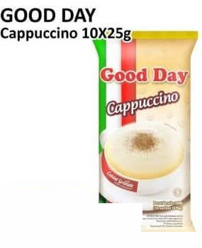 Good Day per 10 sachet 25 gr Cappuccino 25 gr