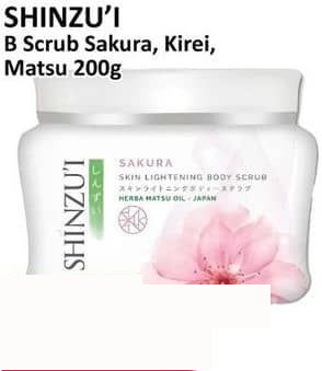 200 gr SHINZU'I Body Scrub Sakura Kirei Matsu 200 gr Kirei, Matsu, Sakura