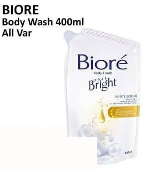 Biore 400 ml Body Wash All Variants 400 ml Hygienic Refresh, Refresh Lemongrass, Floral Spa, Relaxing Aromatic, Active Antibacterial, Cool Peppermint, Clear Fresh, Pure Mild, Hygienic Eucalyptus, Energized Yuzu Lemon, Fresh Pomegranate Peac