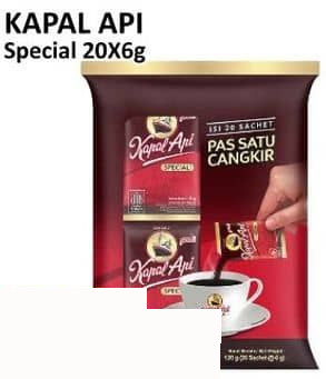 Kapal Api per 20 pcs 6 gr Kopi Special 6 gr