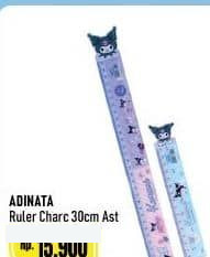 Adinata 30 pcs Ruler Character Assorted 30 pcs Character Assorted