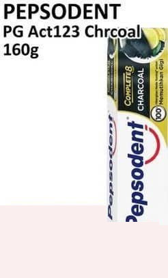 Pepsodent 160 gr Pasta Gigi Act123 Charcoal 160 gr Charcoal