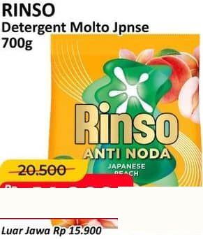 Rinso 700 gr Detergent Molto Japanese Peach 700 gr Japanese Peach