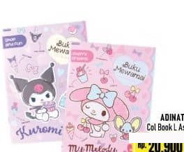 ADINATA Coloring Book L Assorted 1 pcs