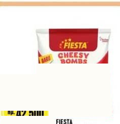 Fiesta 400 gr Keju Bombs Cheesy Bombs 400 gr Cheesy Bombs