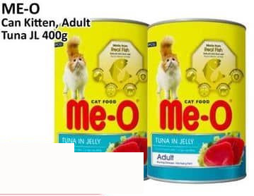 Me-o 400 gr Cat Food Kitten Tuna in Jelly Adult Tuna in Jelly 400 gr Kitten Tuna In Jelly, Adult Tuna In Jelly