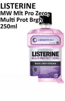 Listerine 250 ml Mouthwash Multi Protect Zero Multi Protect Bright 250 ml Multi Protect Zero, Zero