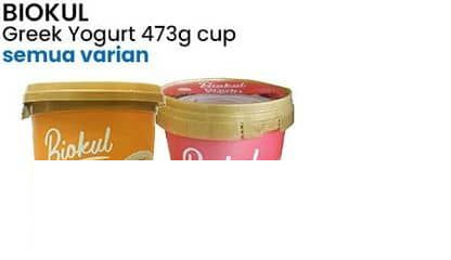 Biokul 473 gr Greek Yogurt Semua Varian 473 gr All Variants