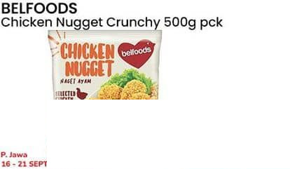 Belfoods 500 gr Chicken Nugget Crunchy 500 gr Chicken Nugget Crunchy
