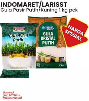 Indomaret 1000 gr /LARISST Gula Pasir Putih Kuning 1 kg Kuning, Putih