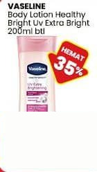 Vaseline 200 ml Body Lotion Healthy Bright Uv Extra Bright 200 ml Healthy Bright Uv Extra Bright