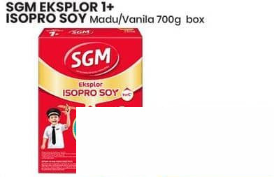 SGM 700 gr Eksplor 1+ Isopro Soy Madu Vanila 700 gr Madu, Vanila