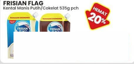 Frisian Flag 535 gr Kental Manis Putih Cokelat 535 gr Cokelat, Putih
