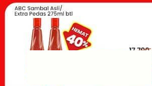 ABC 275 ml Sambal Asli Extra Pedas 275 ml Extra Pedas, Asli