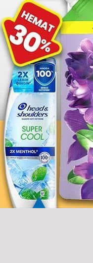 Head & Shoulders 1 pcs Shampoo Anti Ketombe Super Cool Menthol 1 pcs Super Cool Menthol