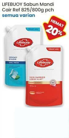 Lifebuoy 800 gr Sabun Mandi Cair Refill Semua Varian 800 gr Semua Varian
