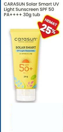 Carasun 30 gr Solar Smart UV Light Sunscreen SPF 50 PA++++ 30 gr
