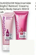 GLAD2GLOW Body Serum Niacinamide Brightening Retinol Creamy Berry 180 ml