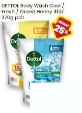Dettol 370 ml Body Wash Cool Fresh Onzen Honey 370 gr Onzen Honey Hachimitsu Shea Butter, Cool, Fresh