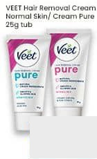 Veet 25 gr Hair Removal Cream Normal Skin Cream Pure 25 gr Normal Skin, Cream Pure