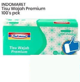 Indomaret 100 sheet Tisu Wajah Premium 100 sheet
