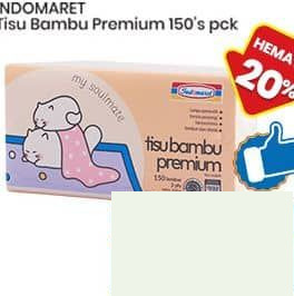 Indomaret 150 sheet Tisu Bambu Premium 150 sheet
