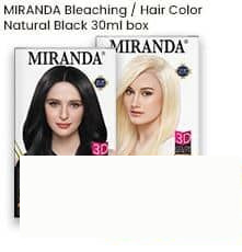 Miranda 30 ml Bleaching / Hair Color Natural Black 30 ml Natural Black
