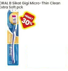 Oral B 1 pcs Sikat Gigi Micro-Thin Clean Extra Soft 1 pcs Extra Soft
